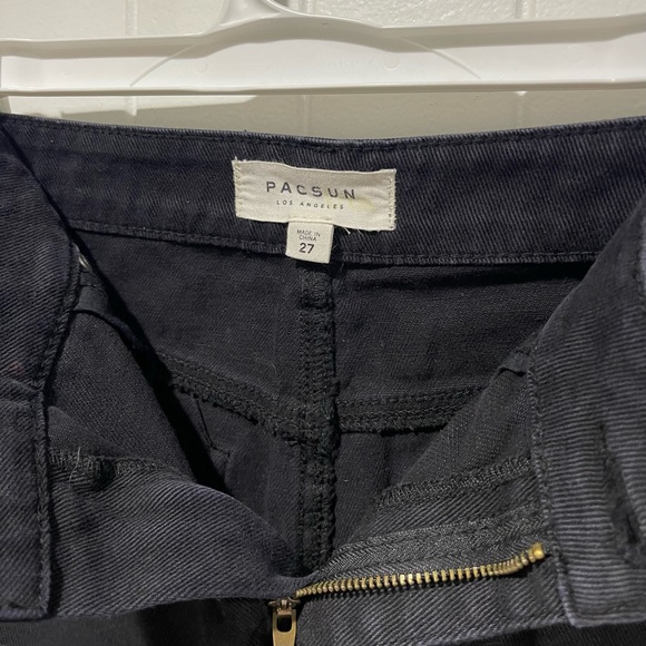 PacSun lace up denim mini skirt - Picture 2 of 3